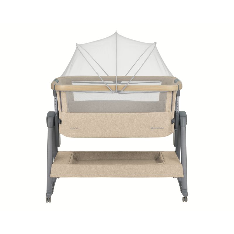 Cuna Colecho Nanna 2 Beige con Balancín y Altura Ajustable – Desde el Nacimiento hasta 6 Meses