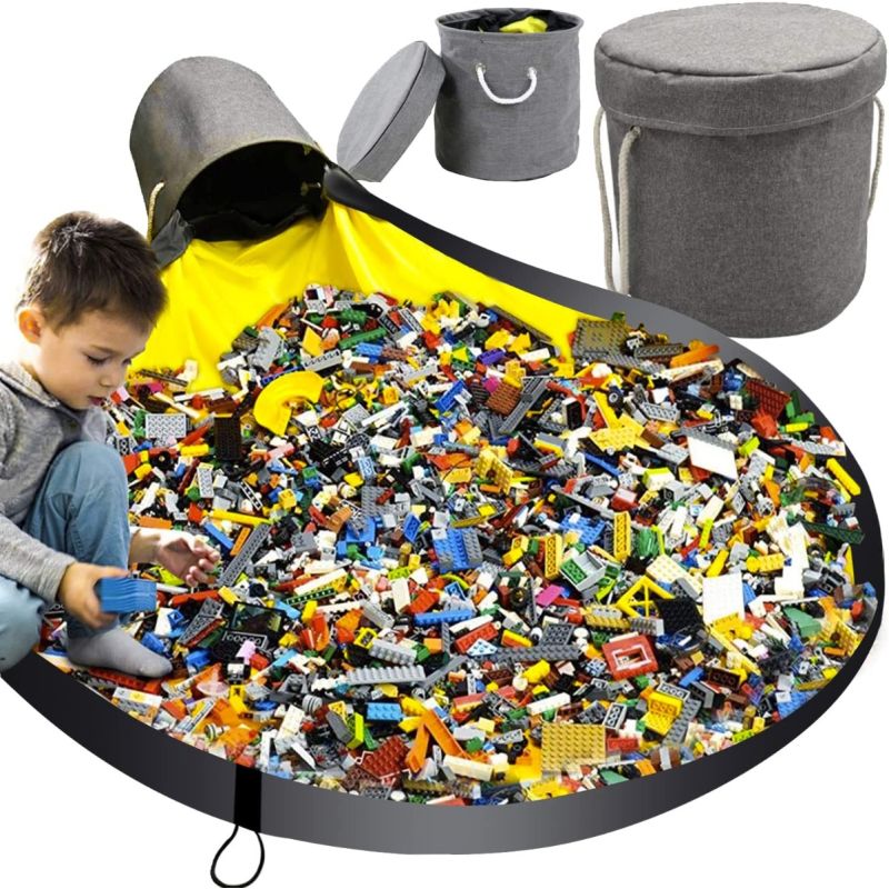 Bolsa de almacenamiento de Juguetes transformable en alfombra de juegos - 2 en 1 -