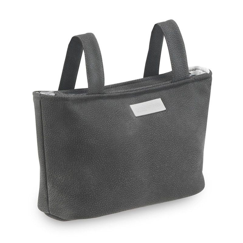 Bolso organizador para cochecito de Bebé Piel deluxe Antracita Norababybags