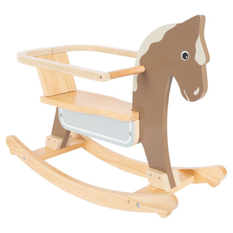 Caballo balancín con anillo de asiento