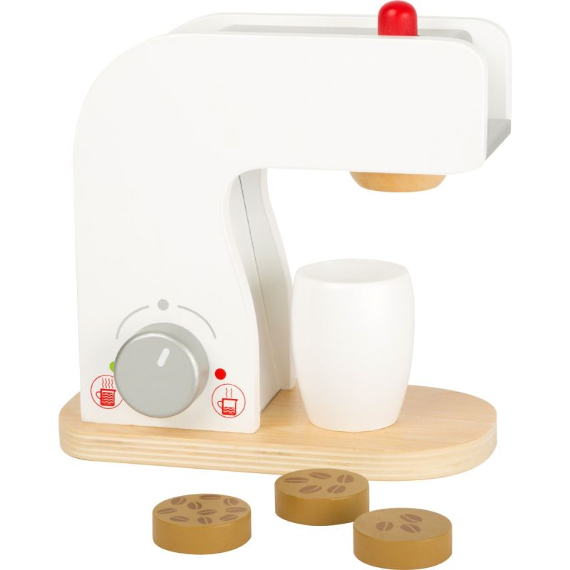 Cafetera para Cocina Infantil - Juguete de madera - 5 piezas