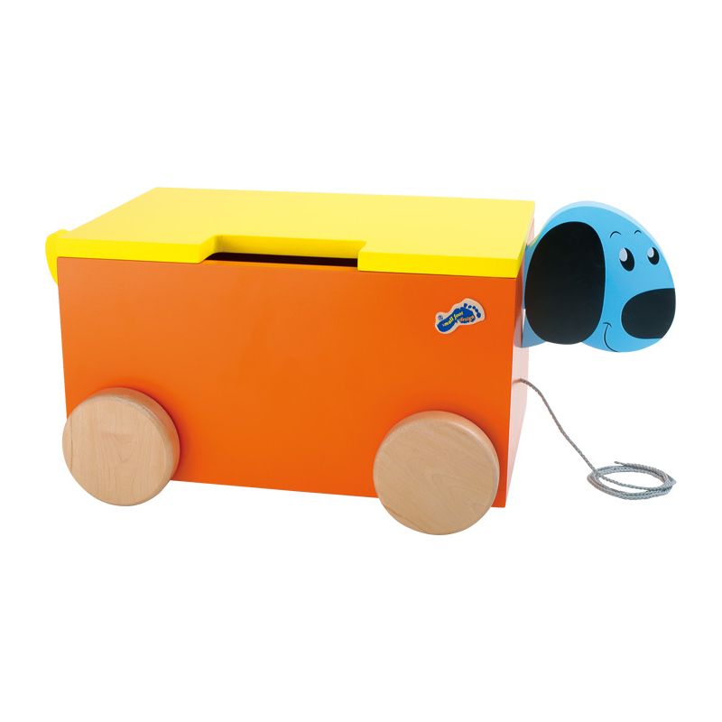 Caja Recoje Juguetes con Ruedas Perro