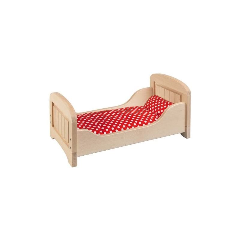 Cama para muñecas en madera Natural , Goki