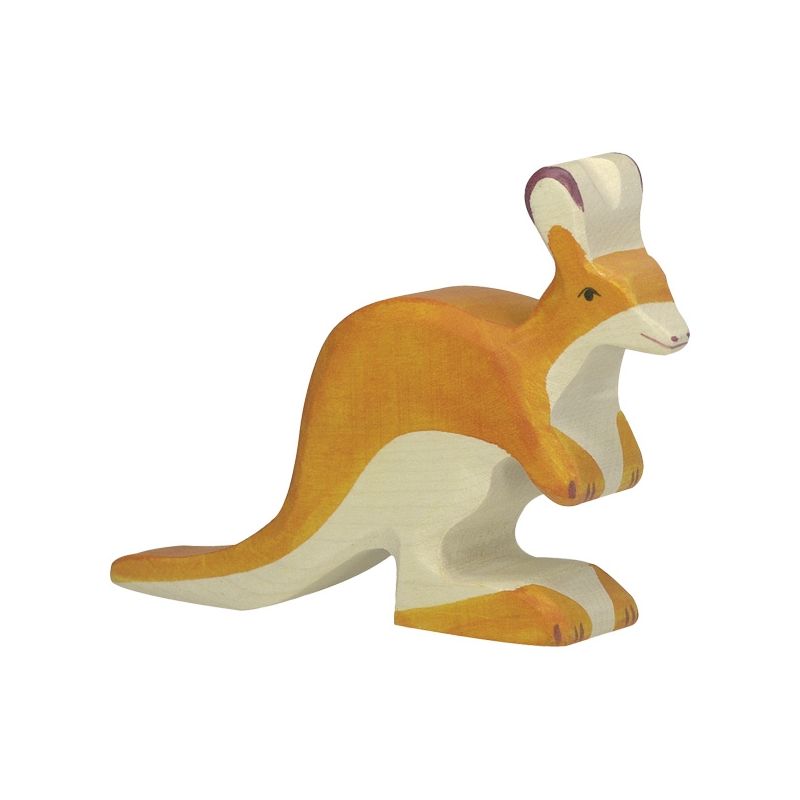 Figura de madera Canguro Pequeño Holztiger