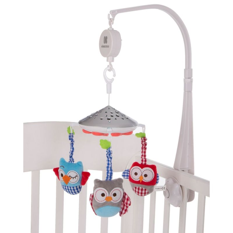 Carrusel musical con proyector Búhos , Kikkaboo