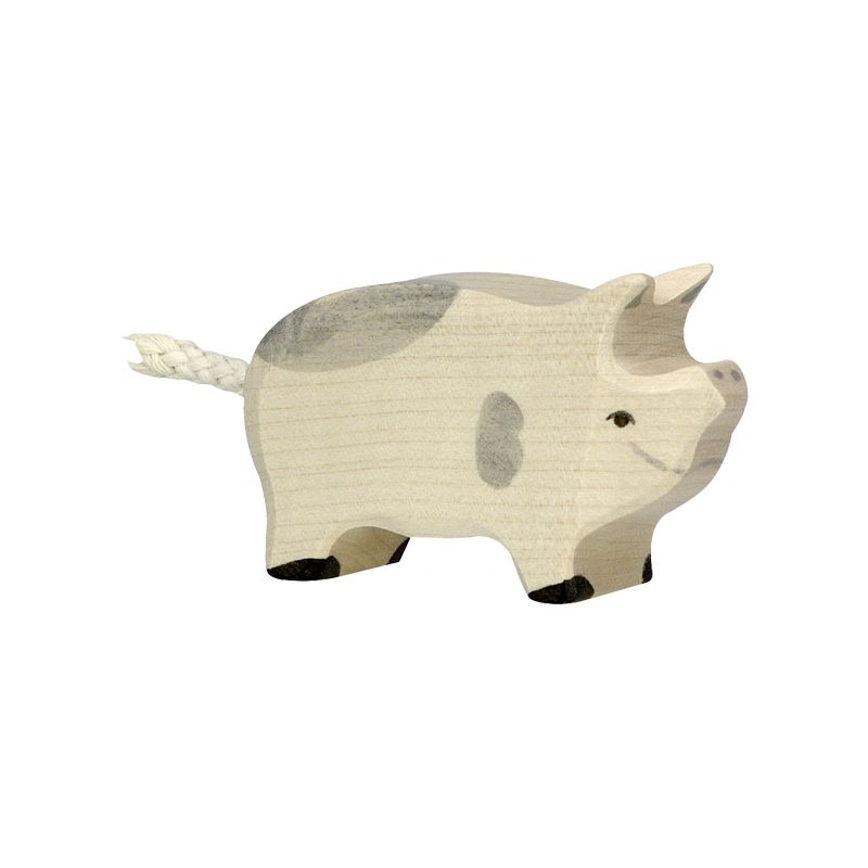 Figura de madera Cerdo Moteado Holztiger