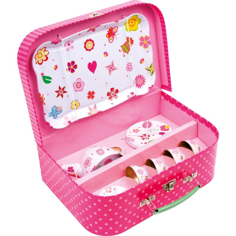 Cesta de Picnic con juego de Té Flori - 15 piezas