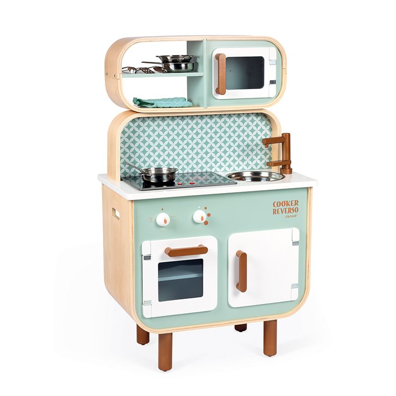 Cocina grande de madera Reverso , Janod  