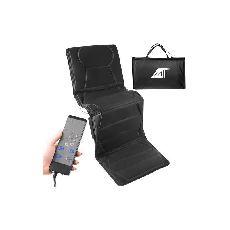 Colchoneta de Masaje MALATEC con Calor y Control Remoto – 12 Motores y 20 Modos