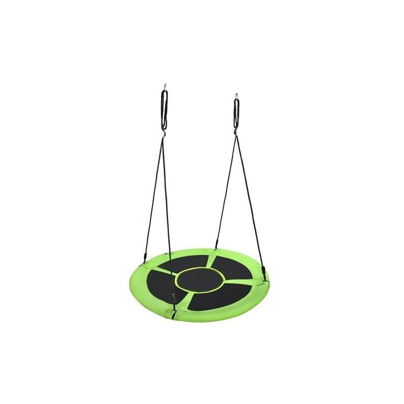 Columpio Nido verde , 120 cm de diámetro - Un espacio seguro y cómodo para toda la familia