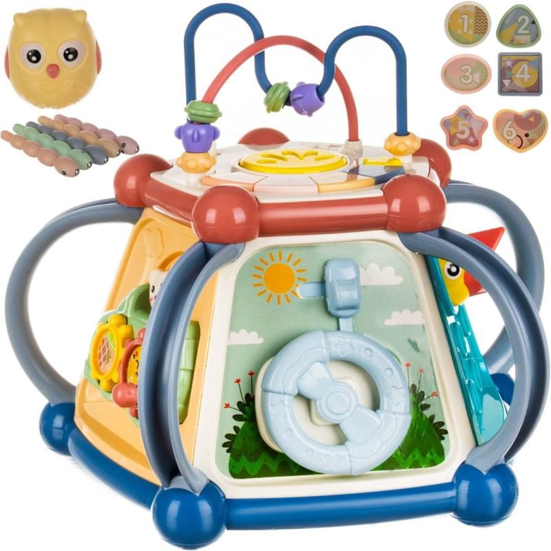  Cubo de motricidad  multifunción 7 en 1