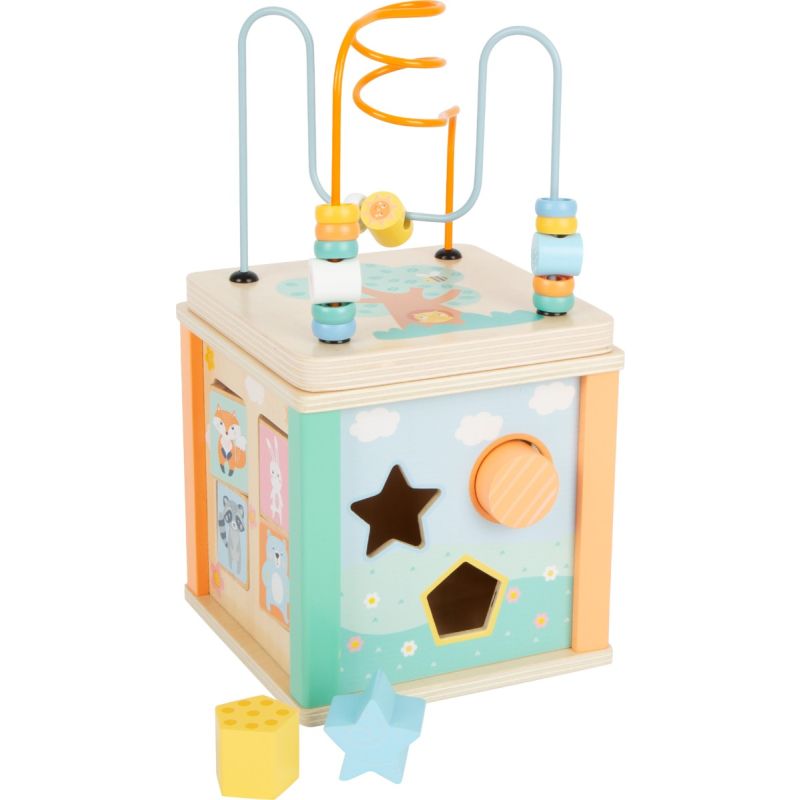 Cubo de motricidad Pastel - Legler - 5 lados de juego