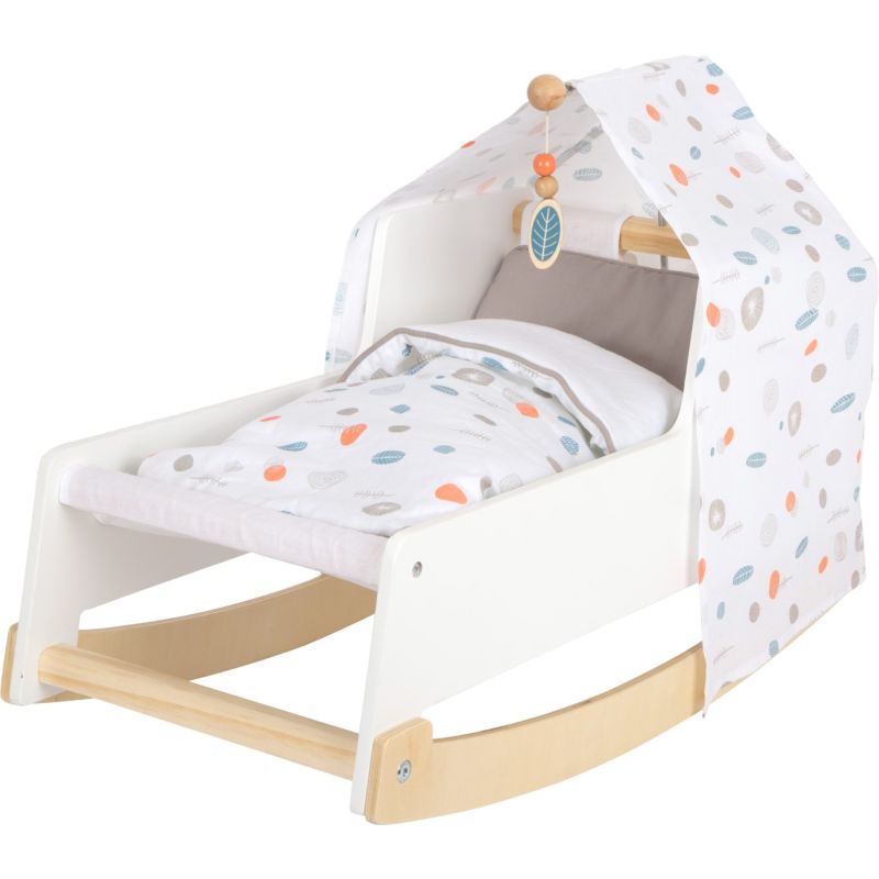 Cuna para muñecas Little Button , Legler. Incluye ropa