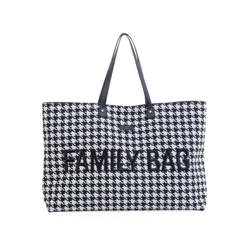 Bolso Family Bag Pata de Gallo Negro , Childhome