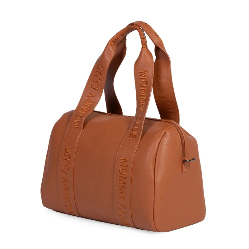 Bolso Maternal Mommy Club Signature en Cuero Vegano - Marrón - imagen 4