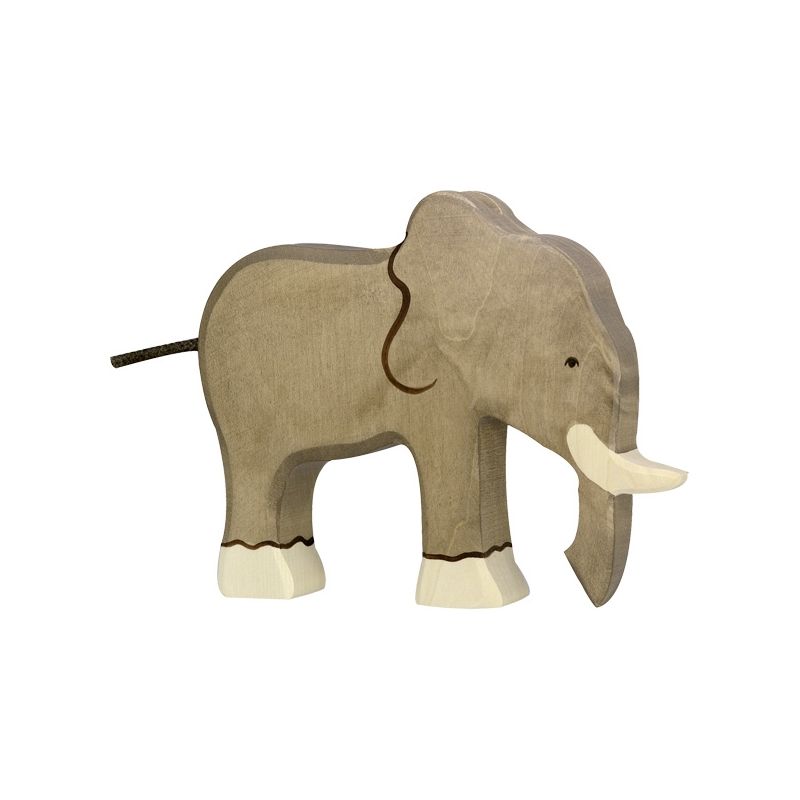 Figura de madera Elefante Holztiger