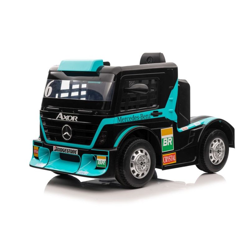 Camión Eléctrico Infantil Mercedes XMX622 Azul con Control Remoto y Asiento de Eco-Cuero - imagen 2
