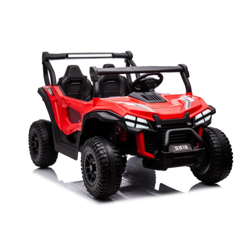Coche Eléctrico Infantil S618 24V 4x4 LEAN CARS - Rojo