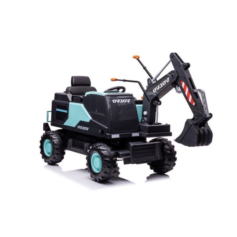 Excavadora Eléctrica Infantil Volvo DK-VE888 Azul con Brazo Manual