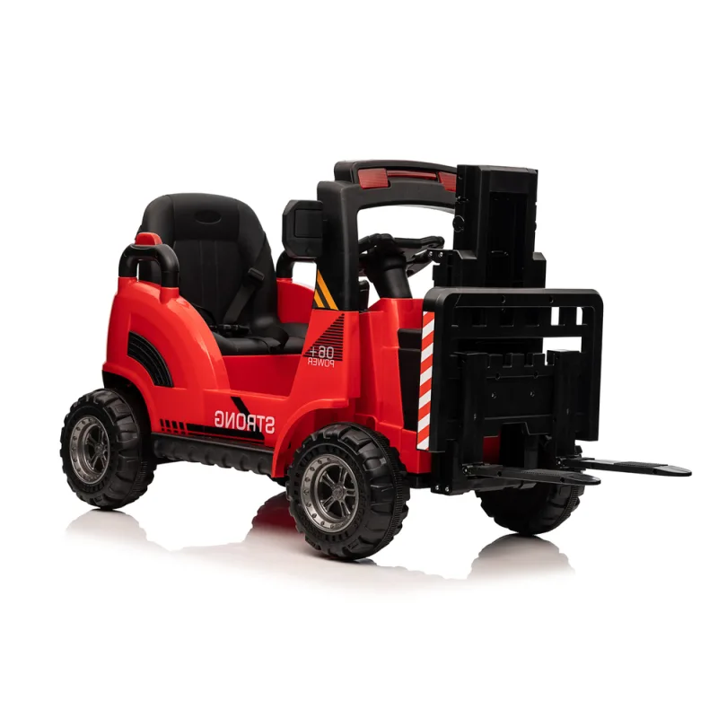 Carretilla Elevadora Eléctrica para Niños WH101 Roja con Control Remoto y Luces LED - imagen 2