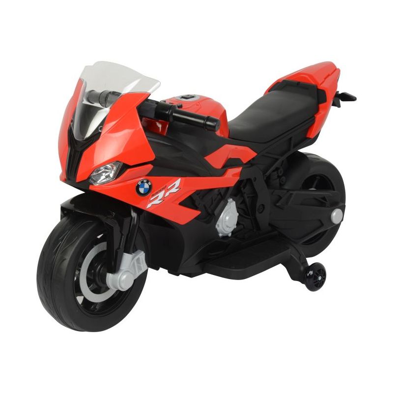 Moto Eléctrica para Niños BMW S1000RR 12V Color Rojo – Motor de 45W, Luces Frontales y Música Integrada - imagen 2
