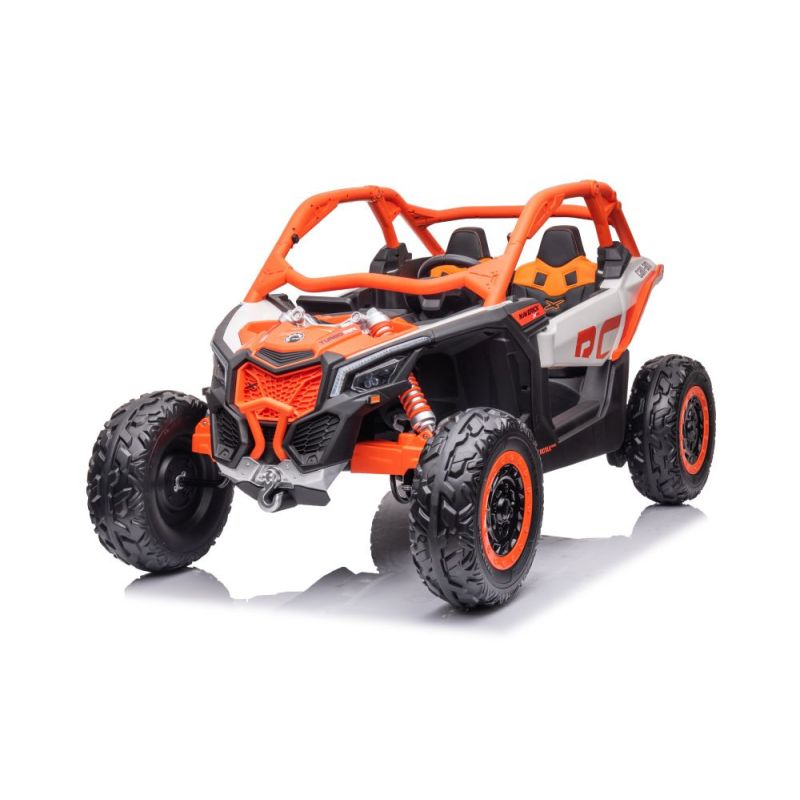 Buggy Eléctrico Infantil 4x4 Can-Am RS DK-CA001 Naranja – 4 Motores, 2x24V, Control Remoto y Luces LED