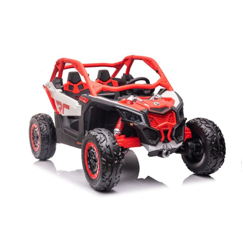 Buggy Eléctrico Infantil 4x4 Can-Am RS DK-CA001 Rojo – 4 Motores, Batería 2x24V, Control Remoto y Luces LED - imagen 5