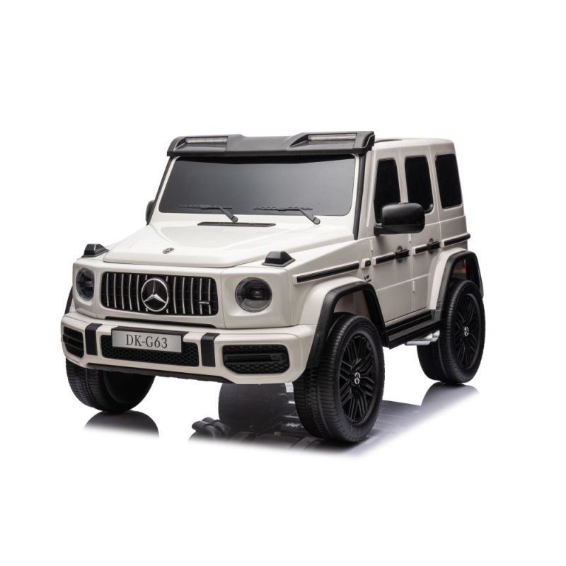 Coche Eléctrico Infantil Mercedes G63 XXL 24V Blanco LEAN CARS