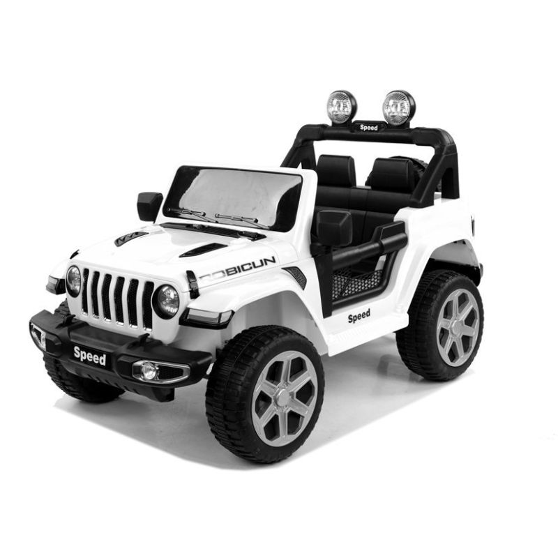 Coche Eléctrico Infantil 4x4 FT-938 con Control Remoto y Asiento de Ecocuero-Blanco - imagen 2