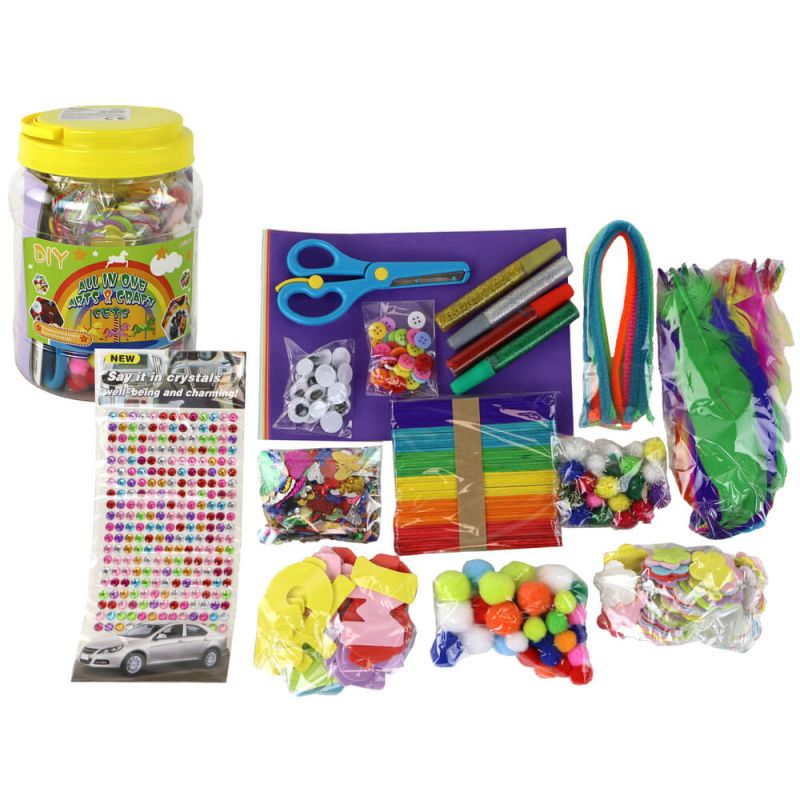 Set Creativo Artístico en Tarro DIY – Manualidades para Niños