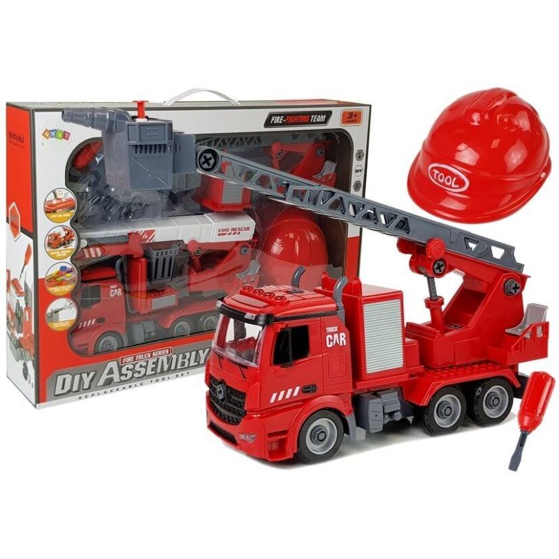 Camión de Bomberos DIY 2 en 1 – Kit Interactivo con Luz, Sonido y Agua - imagen 2