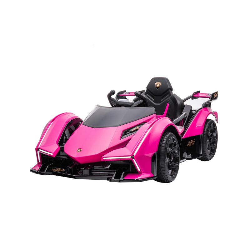Coche Eléctrico Infantil Lamborghini GT HL528 12V LEAN CARS - Rosa