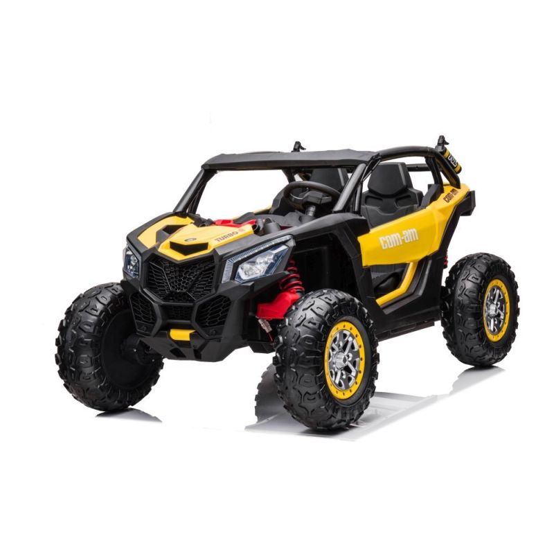 Coche Eléctrico Infantil XB-2118 – 24V, 4 Motores y Control Remoto-Amarillo