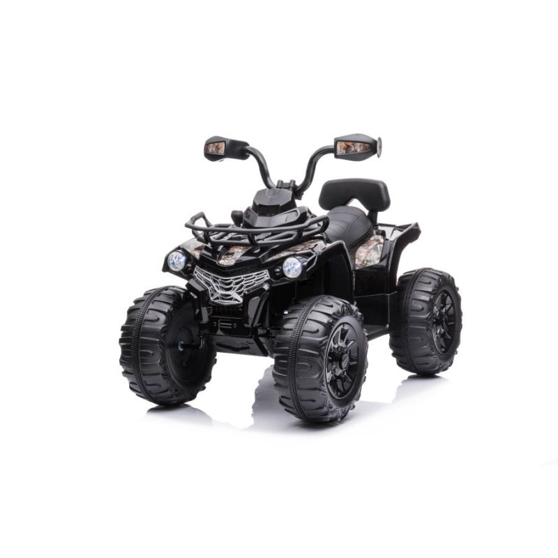 Quad Eléctrico para Niños Madman JS009 Negro - 12V con Control Remoto, Luces y Panel de Música USB