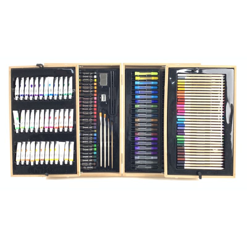 Set de Pintura Profesional Grande con Estuche de Madera - 174 Piezas - imagen 2