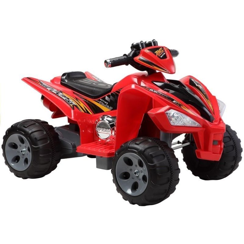 Quad Eléctrico Infantil en Rojo - Vehículo a Batería de 12V con Control Remoto y Efectos de Sonido - imagen 2