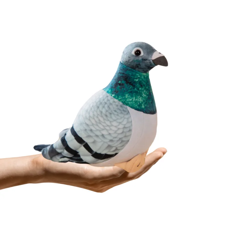 Peluche Paloma Cretada Gris 20 cm - Colección Nueva Fauna - imagen 2