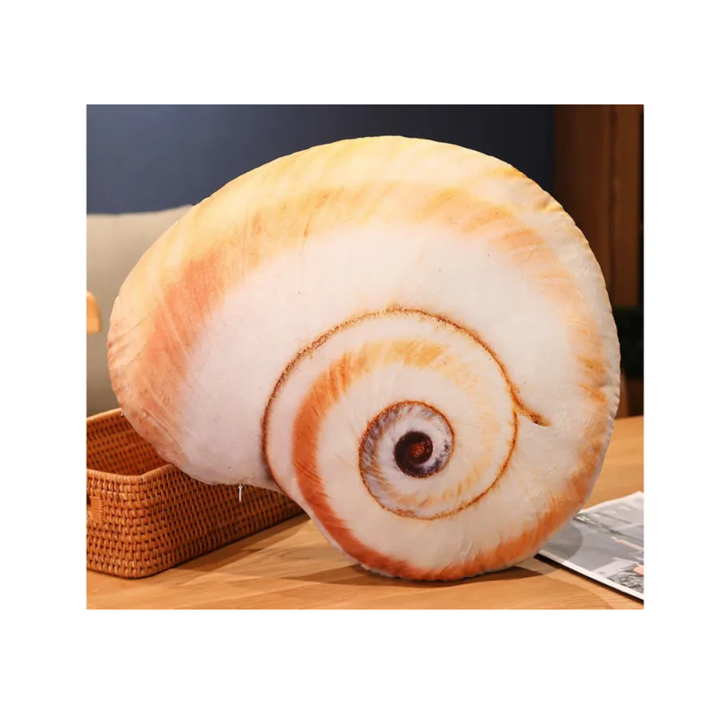 Cojín de Peluche Concha de Caracol 50 cm x 40 cm - Colección Nueva Fauna