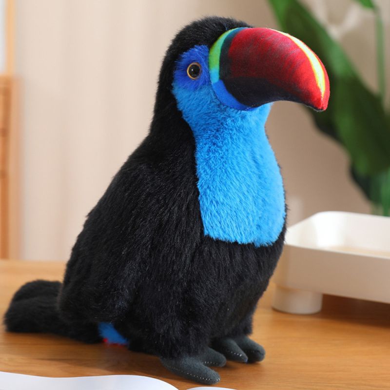 Peluche Tucán 30 cm - Colección Nueva Fauna-Azul - imagen 2