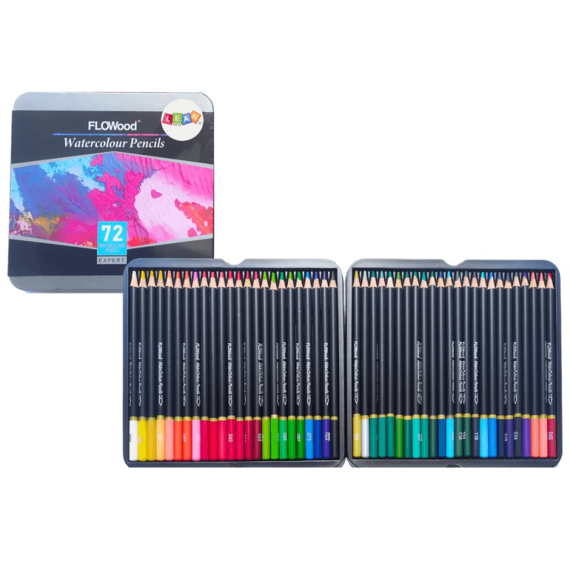 Set de 72 Lápices de Colores Acuarelables en Estuche Metálico - imagen 2
