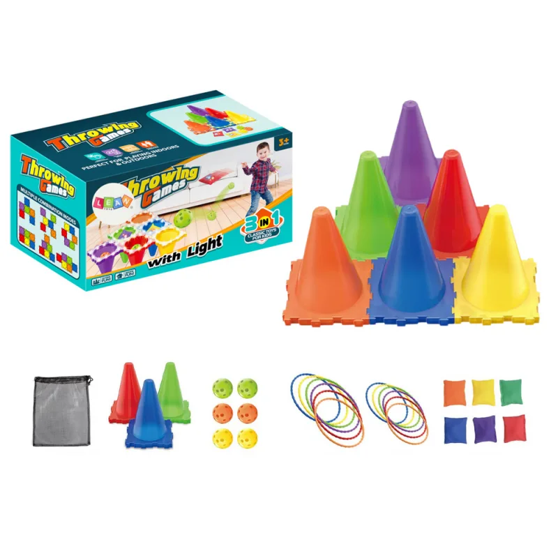 Set de Juegos Deportivos de Habilidad 3 en 1 LEAN Toys - Lanza al Objetivo - imagen 2