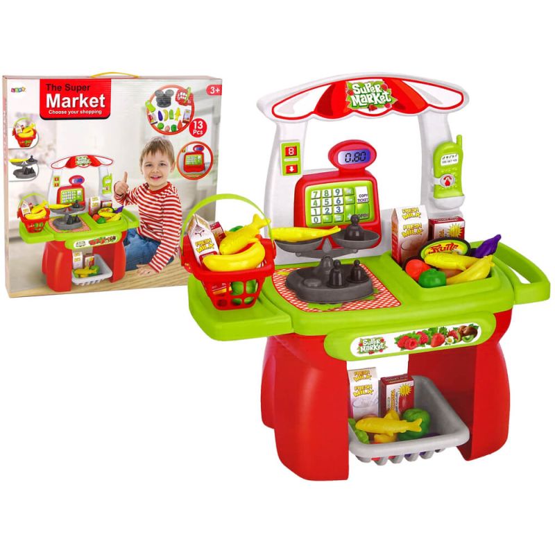 Set de Supermercado Infantil con Canasta, Báscula y Accesorios - imagen 2