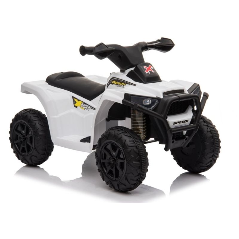 Quad Eléctrico Infantil XH116 Blanco con Motor de 35W y Batería 6V - Velocidad hasta 4 km/h - imagen 2