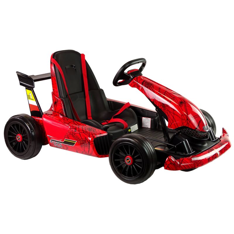 Go-Kart Eléctrico Infantil XMX619 Spider Rojo con Batería 24V y Velocidades de hasta 12,5 km/h - imagen 2