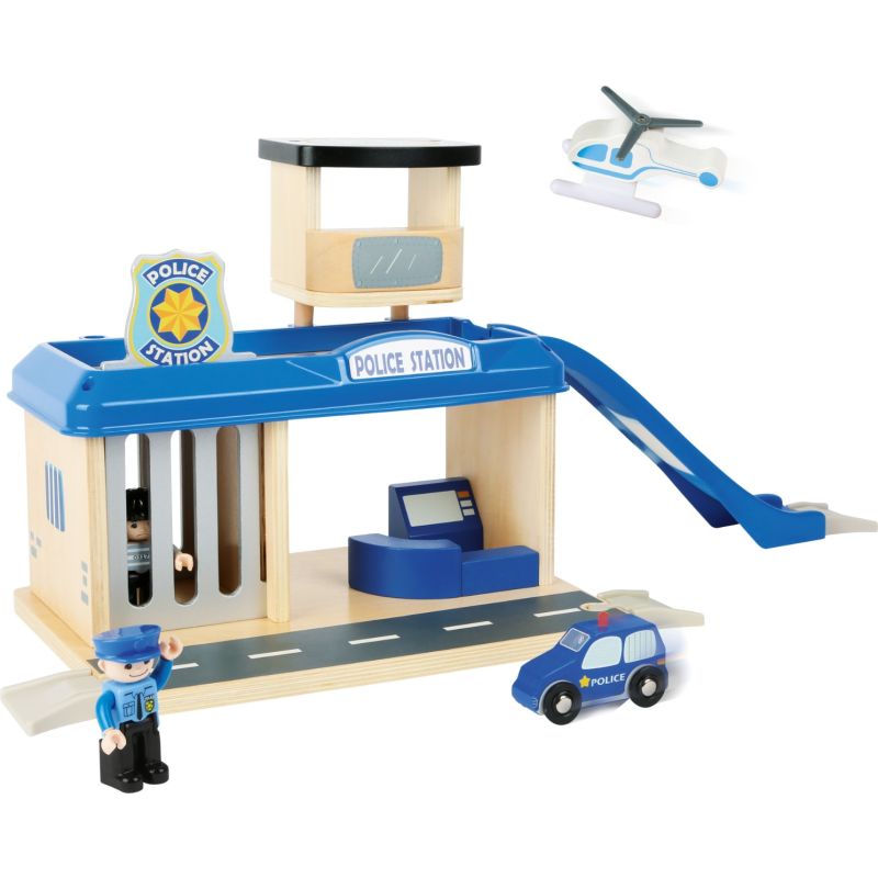 Estación de Policia de Madera - Legler - 12 piezas
