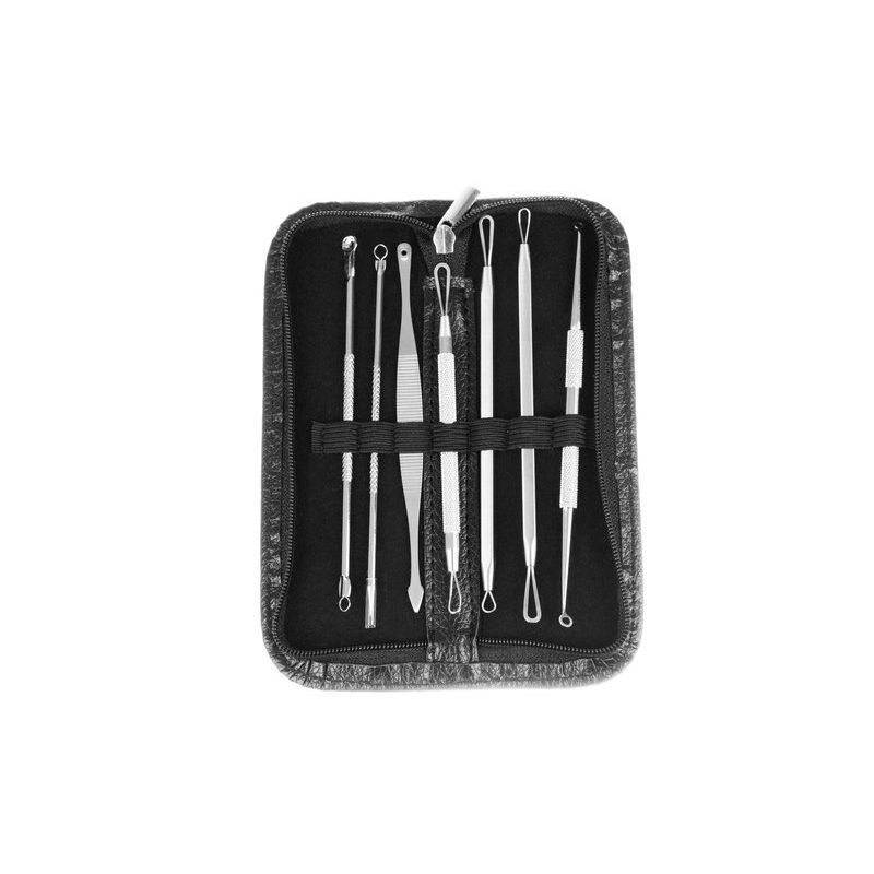 Extractor de Puntos Negros Kit, Herramientas para eliminar puntos negros - 7 en 1
