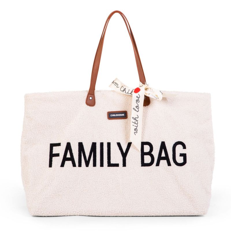 Bolso Family Bag Osito en Color Crudo de Childhome