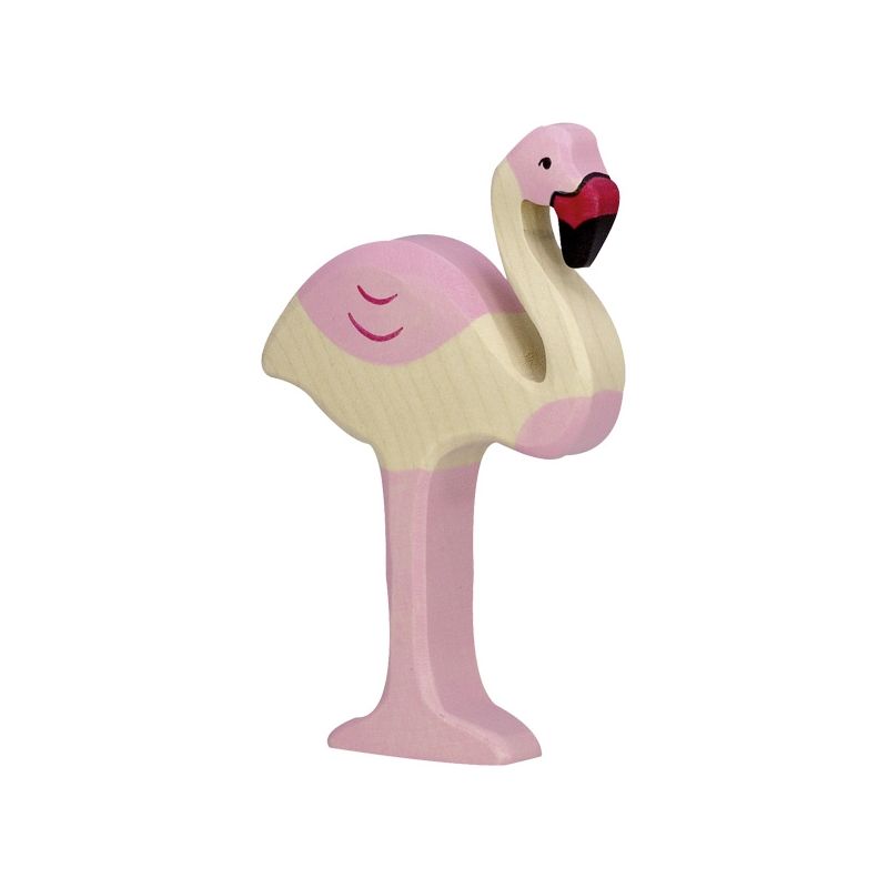 Figura de madera Flamenco Holztiger