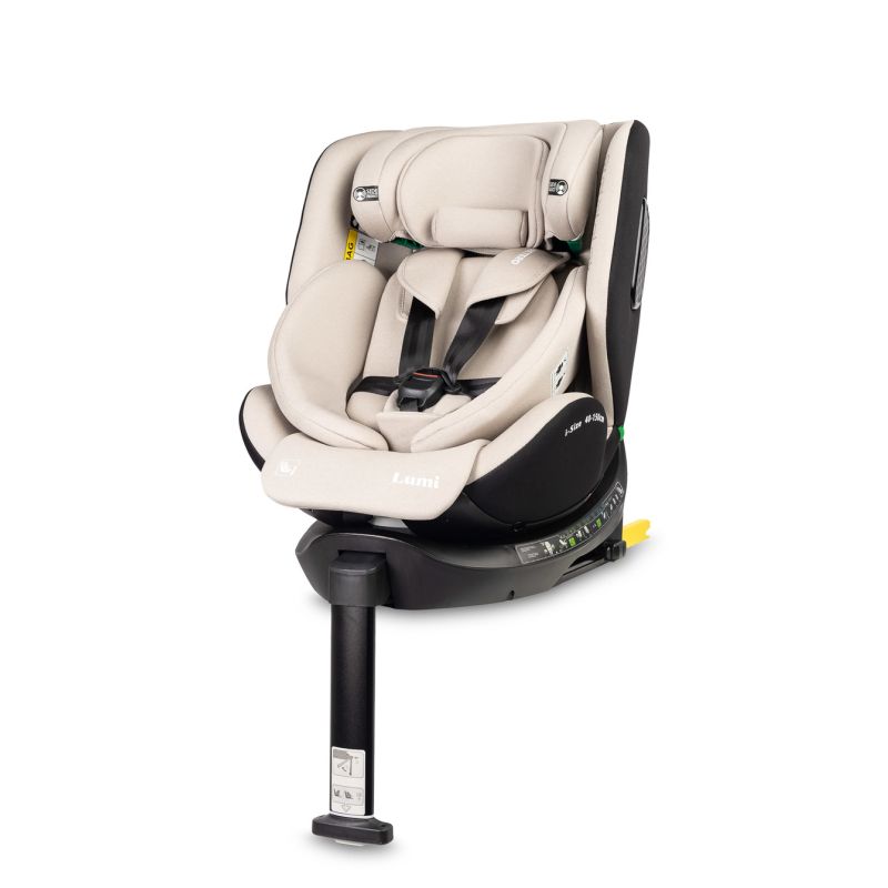 Silla de Auto Lumi 360° ISOFIX con Reclinación, Ventilación y Reductores – Desde 0 meses hasta 12 años (40-150 cm)