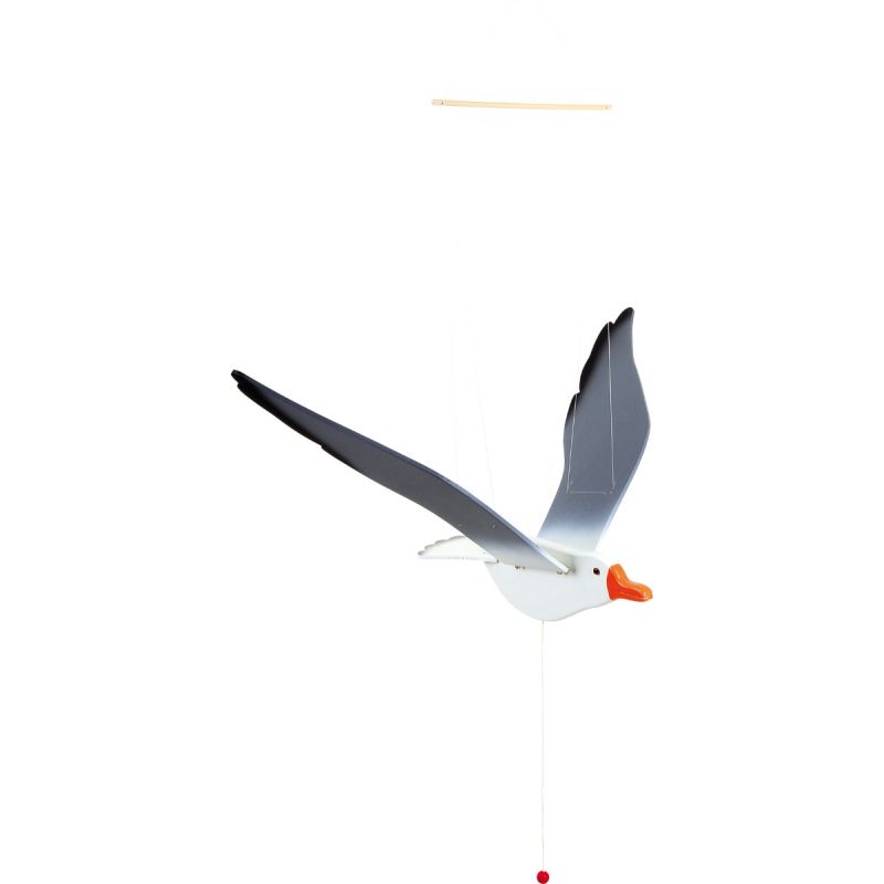 Gaviota de madera Voladora - 74 cm